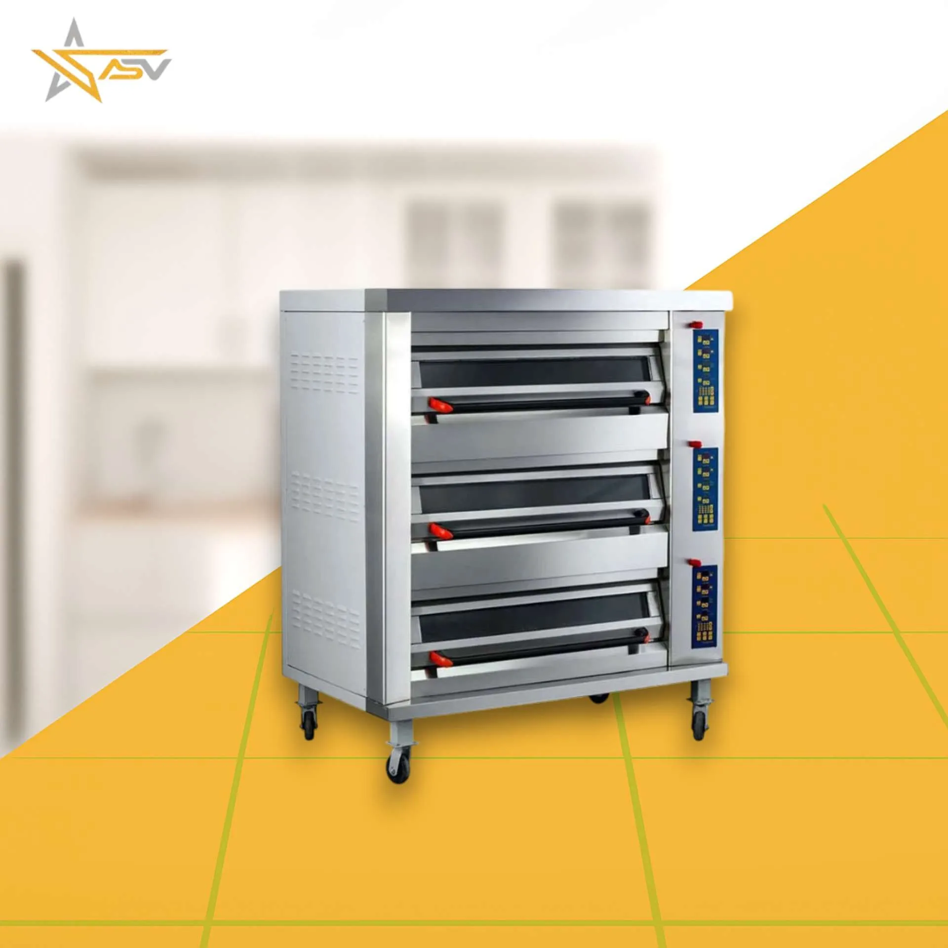 Three Deck Pizza Oven