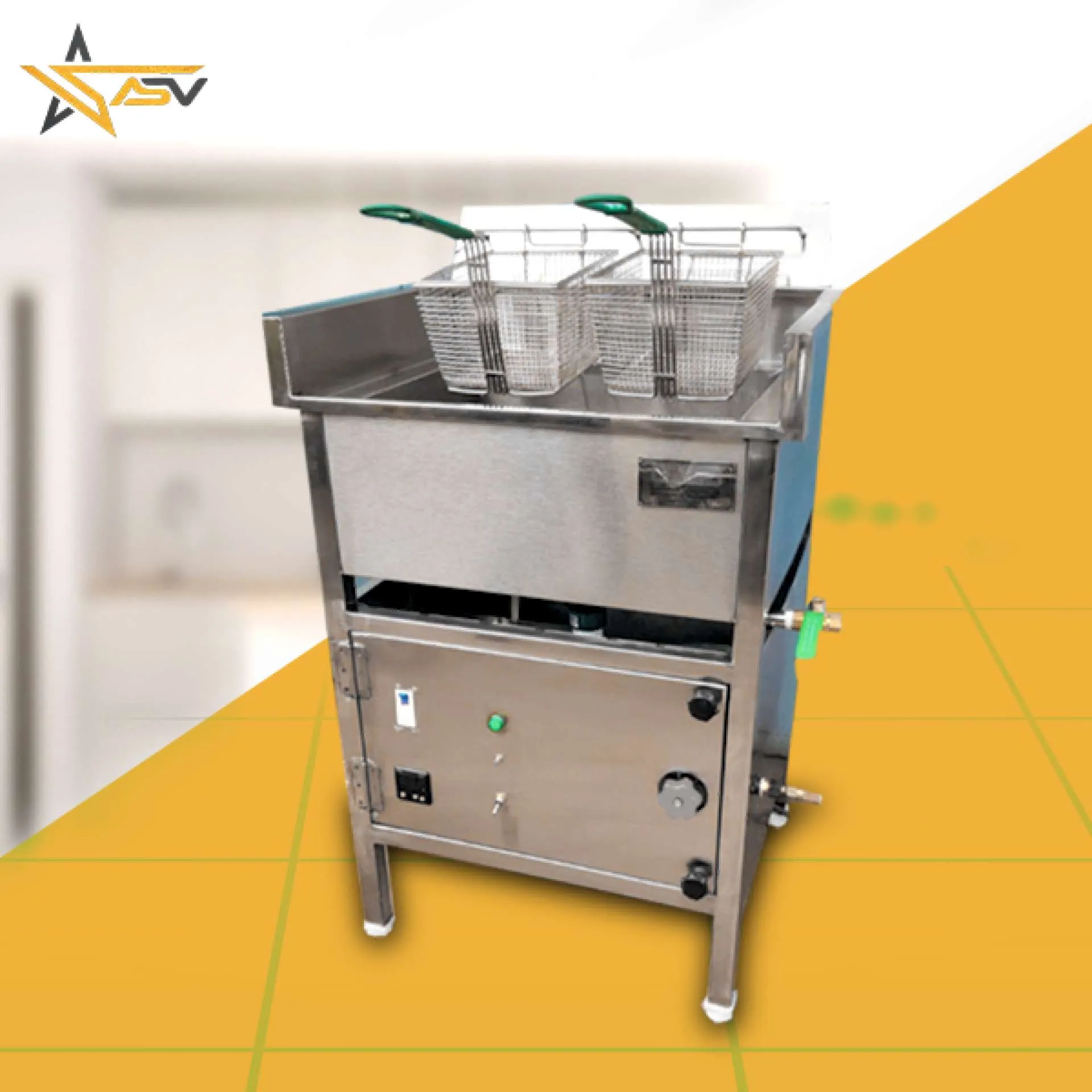 Fryer Double Basket (Gas with Electric)